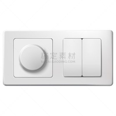 变光开关,灯开关,白色背景,活力,一个物体,背景分离,塑胶,灰色,技术,现代