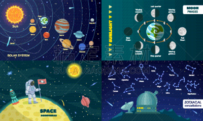 太空,行星,斯尔瑞兹,幻想,图像,阋神星,天王星,外星人,小行星,矢量