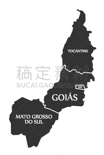 联邦区域,戈亚斯,托坎廷斯,现代,巴西,办公室,标签,极简构图,剪影