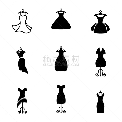 时尚,衣服,计算机图标,纺织品,女性特质,婚礼,女人,现代,剪影,聚会