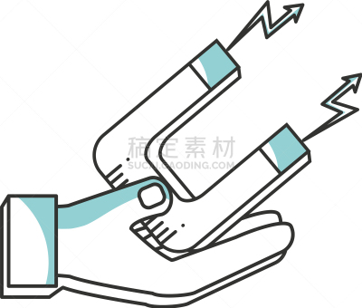 图像,磁铁,图标,形状,金属,概念,一见钟情,电磁的,技术,科学