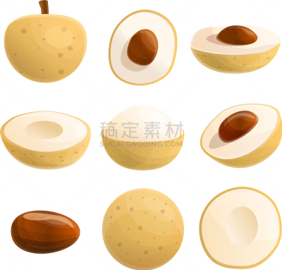 桂圆,动画片,荔枝,清新,食品,维生素,甜点心,品牌名称,植物,复古