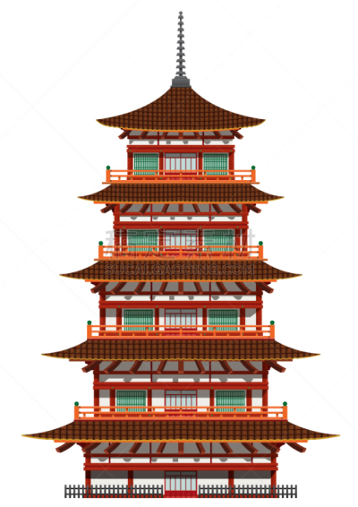 日本,宝塔,寺庙,传统,春天,木制,建造,花