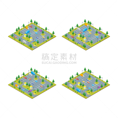 停车场,分离着色,时区,白色背景,商务,沥青,汽车,交通,公园,布置