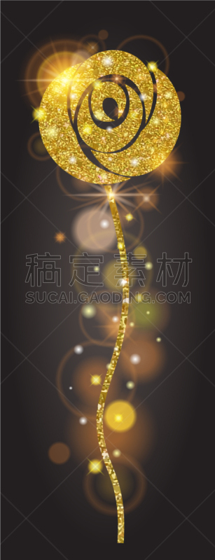 黄金,玫瑰,明亮,垂直画幅,闪亮的,华贵,图像,庆祝,装饰