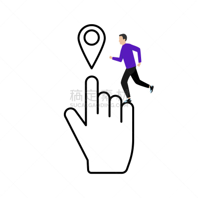 图标,蜘蛛网,平坦的,动画片,概念,分离着色,方向,白色背景,矢量,设计