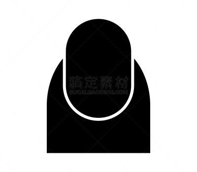 计算机图标,指甲,女人,轮廓,白色,黑色,华丽的,有污迹的,开着的,自然美
