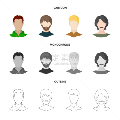 分离着色,专业人员,与摄影有关的场景,人造物,符号,假发,男人,肖像,图像,收集