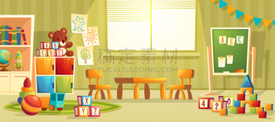 室内,住宅房间,动画片,泰迪熊,字母,玩具,模板,现代,设备用品,休闲