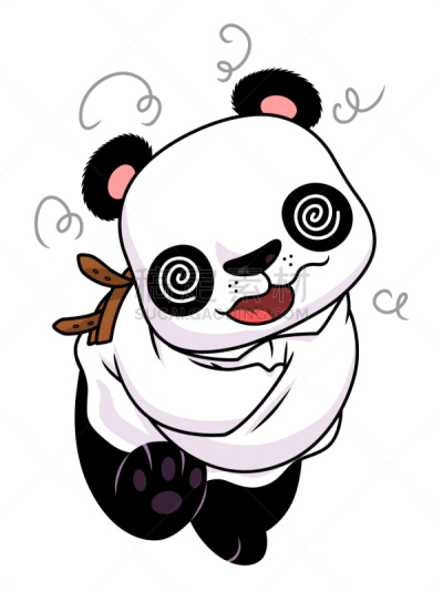 熊猫,奇异的,可爱的,背景分离,垂直画幅,图像,哺乳纲,动物,无人,中国
