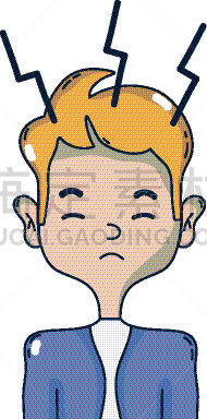 男人,头痛,问题,压力,健康保健,图像,门诊部,矢量,筋疲力尽,生病