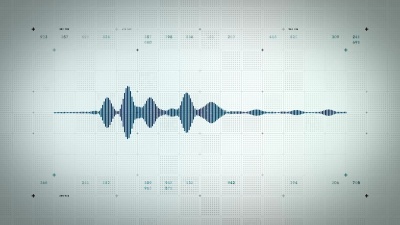 音频波形单声道Blue Lite