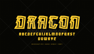 字体,华丽的,空手道,忍者,运动,字母,字母表次序,信函,盆景