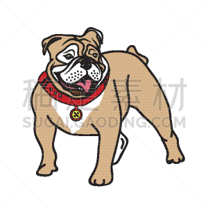 纯种犬,狗,巴哥犬,斗牛犬,可爱的,背景分离,瓷砖,英格兰,哺乳纲,哈巴狗