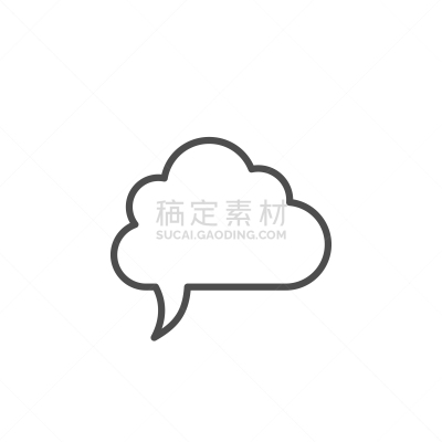 线图标,对话气泡框,分离着色,轮廓,商务,文字,空白的,概念,沟通,演讲