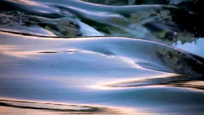 流水和波浪时间圈循环