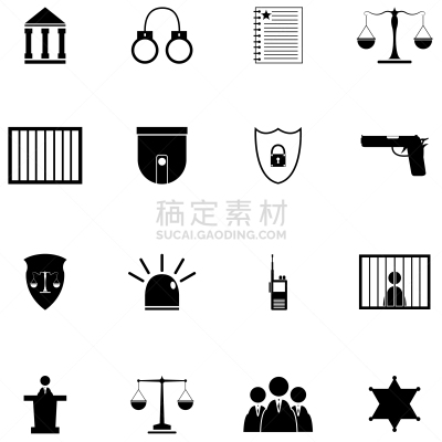 图标集,白色,书,陪审员,法官,文档