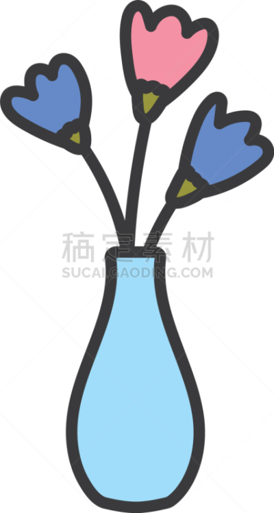 花瓶,装饰品,图标,玻璃,分离着色,自然,华丽的,古老的,装饰,花