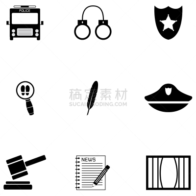 图标集,白色,书,陪审员,法官,文档