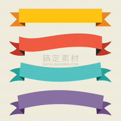 多色的,网站横幅,缎带,对话气泡框,边框,模板,证章,消息,剪贴画,绘画插图