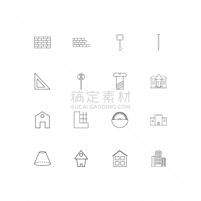 直的,建筑业,建筑体,计算机图标,房屋,斧,三角板,图像,工业,矢量