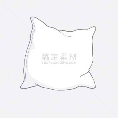 草图,白色,分离着色,枕头,艺术,华丽的,无忧无虑,纺织品,软垫,床