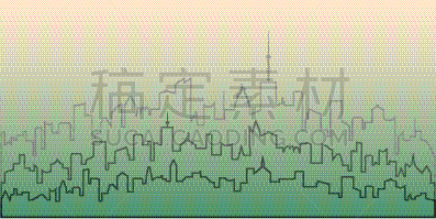 轮廓,伦敦城,分离着色,达义市,商务,房屋,摩天大楼,矢量,联排别墅,剪影
