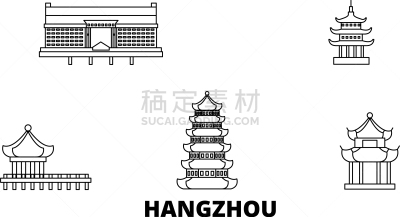 杭州,城市天际线,分界线,夜晚,旅途,商务,名声,旅行,布置
