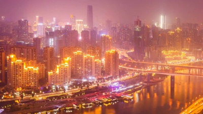 重庆夜间交通