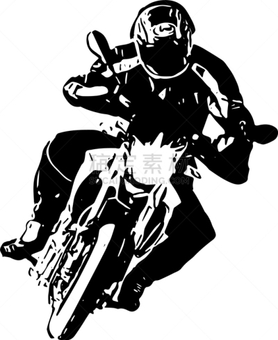 摩托车越野赛,抽象,摩托车,山地车,摩托车赛,能力,图像,矢量,兴奋
