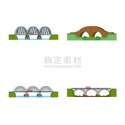 桥,图标,砖,现代,建筑业,海岸线,行人,河流,建造物,设计