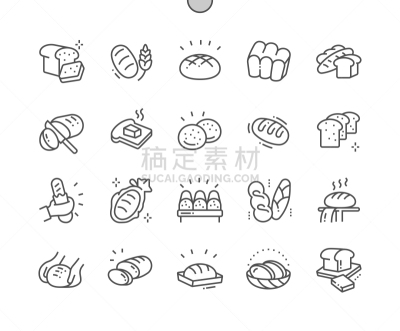 面包,细的,极简构图,符号,蜘蛛网,矢量,格子,数码图形,线条,完美