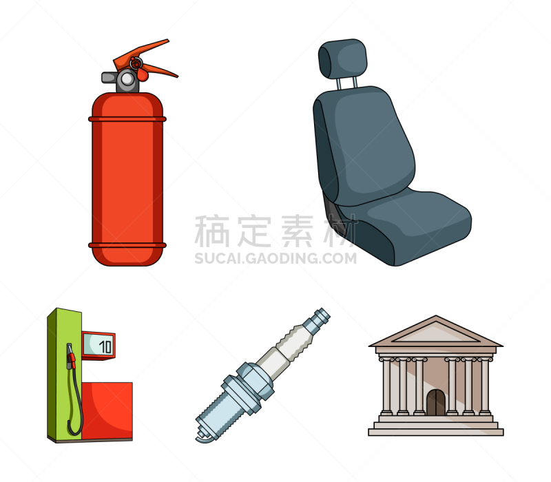 蜡烛,汽车头枕,汽车,椅子,分离着色,安全的,迅速,收集