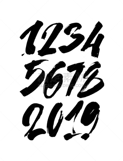 白色背景,画笔,墨水,数字,丙稀画,字母表次序,文字,背景分离,字母,数字1
