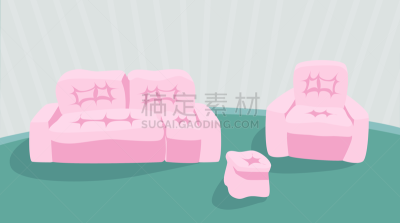 室内,绘画插图,公寓,纺织品,扶手椅,华贵,舒服,椅子,沙发,现代