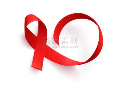 艾滋病警示丝带,世界艾滋病日,一个物体,符号,白昼,健康保健,红色,人,写实,生病