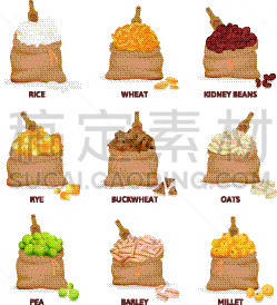 谷物,自然,谷类食品,农作物,农业,大麦,清新,食品,熟的,包