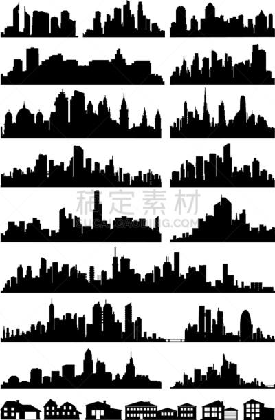 华丽的,城市,房屋建设,法国,建筑业,数码图形,阴影,建筑,剪影,布置