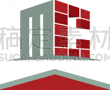 商务,建筑业,中世纪花饰字母,品牌名称,公寓,几何形状,字母,房屋,砖,信函