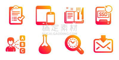 时间,核准的,检查表,食谱,字母表次序,比较,信封,恢复,通信,选择