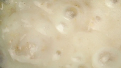 粥煮特写镜头