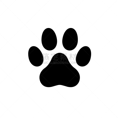 狗,动物,猫,图标,平坦的,爪印,脚印,电子邮件,食品,剪影