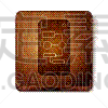 绘画插图,木制,电子人,符号,矢量,方形画幅,图标,白色背景,褐色,收集