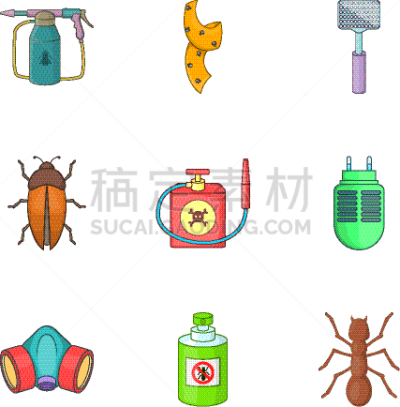 昆虫,分离着色,捕鼠器,有毒物质,安全的,图像,蚂蚁,蚊子,瓶子,收集