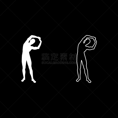 运动,男人,侧面视角,体操,有氧运动法,平衡,锻炼,休闲,坐,剪影