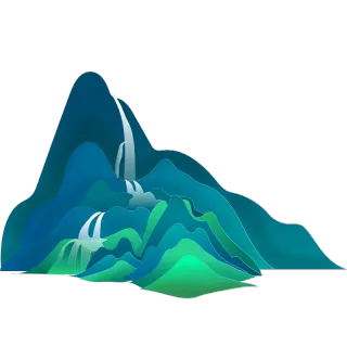 山 山高端免抠 山素材下载 稿定素材