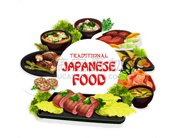 日本,传统,食品,东方食品,主菜盘,生姜,国内著名景点,蔬菜,牛排,菜单