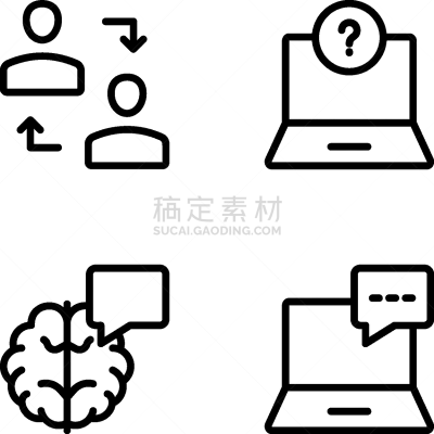 成一排,商务,全球通讯,计算机信息,矢量,电子邮件,商务关系,图像,在线聊天,相伴