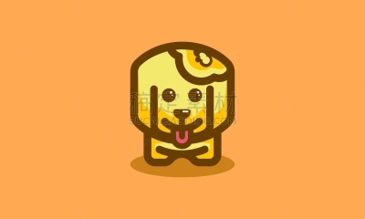 可爱的,品牌名称,小狗,绘画插图,背景分离,玩具,技术,狗,小的,动物