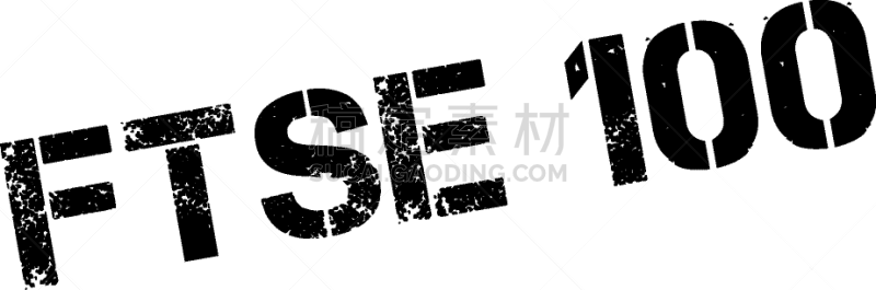 富时指数,橡皮章,分离着色,商务,英戴克斯,红色,矢量,疤,衰退